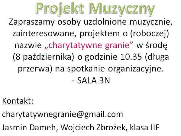 Projekt Muzyczny