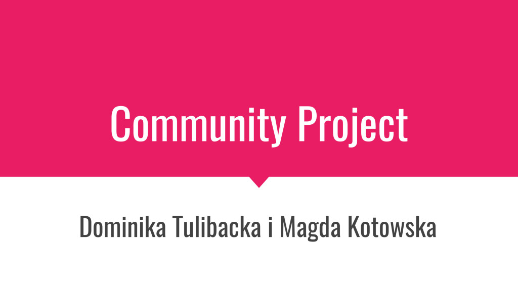 Community Project-1