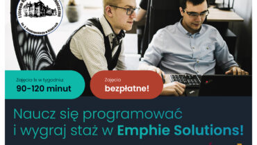 Naucz się programować w naszej szkole i wygraj staż w Emphie Solutions!
