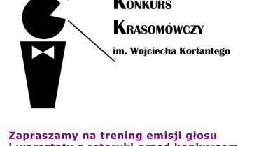 Zaproszenie na trening emisji głosu i warsztaty z retoryki