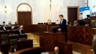 Uczeń klasy trzeciej MYP Jakub Ludwig wśród najlepszych mówców Polski.