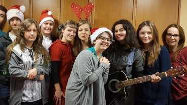 Noworoczne życzenia dla podopiecznych Hospicjum