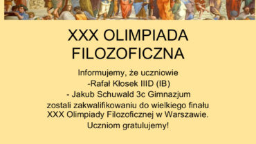 XXX Olimpiada Filozoficzna