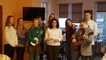Noworoczne odwiedziny w Hospicjum