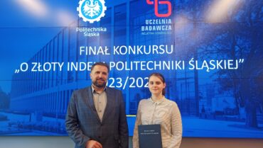Martyna Kupidłowska z klasy 4A została laureatką I stopnia konkursu „O złoty indeks Politechniki Śląskiej” w dziedzinie matematyki