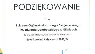 Podsumowanie Roku Szkolnej Aktywności