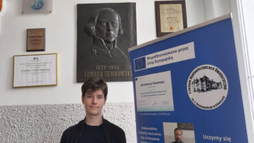 Łukasz Bereska z klasy 3a brązowym medalistą  6th Online Olympiad in Linguistics