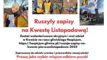 Ruszyły zapisy na Kwestę Listopadową!