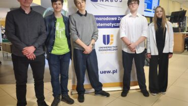 Sukces naszych uczniów w międzynarodowym konkursie Nabój Matematyczny