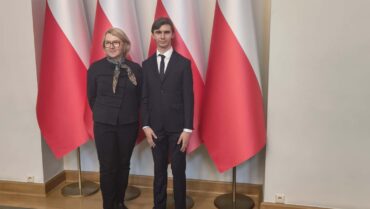 Leon Żołna laureatem Ogólnopolskiej Olimpiady  Wiedzy o Polsce i Świecie Współczesnym