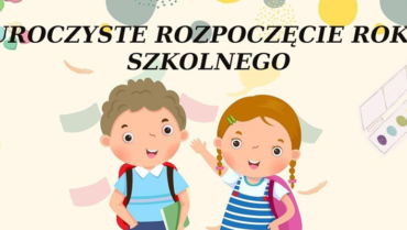 Uroczyste rozpoczęcie roku szkolnego